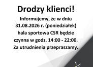 Drodzy klienci!