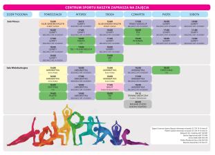 Centrum Sportu Raszyn zaprasza na zajęcia