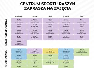 Nowy harmonogram w Centrum Sportu Raszyn już dostępny!