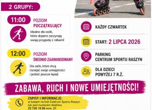 Rolkowy czwartek w Centrum Sportu Raszyn!