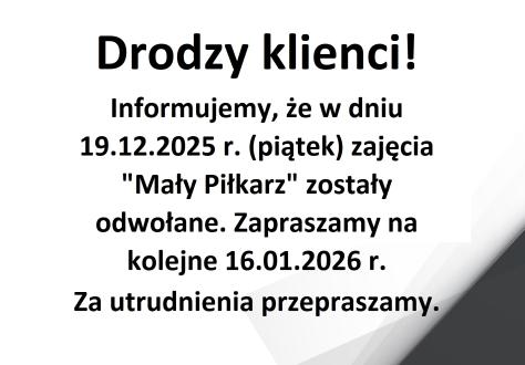 Drodzy klienci!