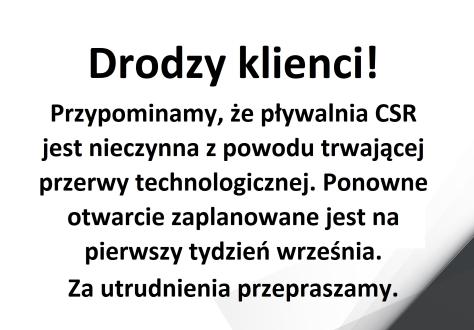Drodzy klienci!