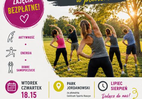 Rekreacja Ruchowa w Plenerze – ćwiczymy do końca sierpnia!