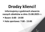 Drodzy klienci!