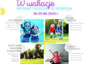 Przypominamy o wakacyjnych zajęciach sportowych!