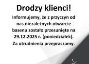 Drodzy klienci!