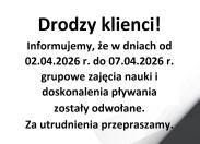 Drodzy klienci!