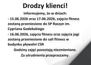 Drodzy klienci!