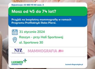 Badania Mammograficzne w Raszynie