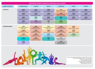 Hala Sportowa CSR - Grafik Zajęć