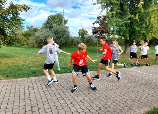 Biegi Przełajowe w Parku im. Magdaleny Abakanowicz