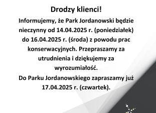 Drodzy klienci!