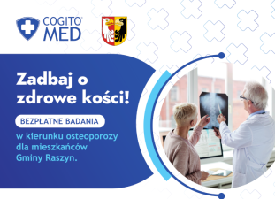 Bezpłatne badania osteoporozy dla mieszkańców Gminy Raszyn