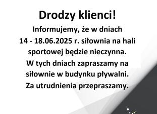 Drodzy klienci!