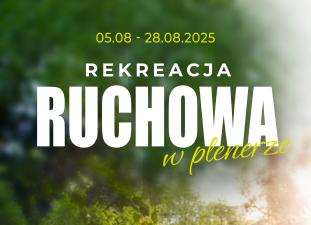 Zapraszamy na zajęcia rekreacji ruchowej!