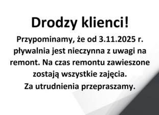 Drodzy klienci!