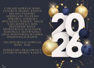 SZCZĘŚLIWEGO NOWEGO ROKU! 🎉✨