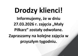 Drodzy klienci!