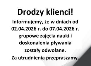 Drodzy klienci!