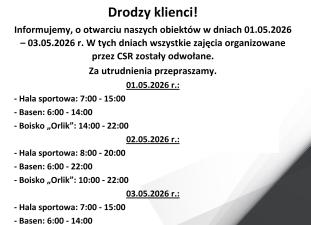 Drodzy klienci!