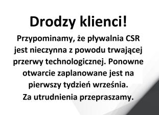 Drodzy klienci!