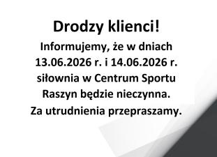 Drodzy klienci!