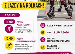 Wakacyjne zajęcia na rolkach – już jutro!