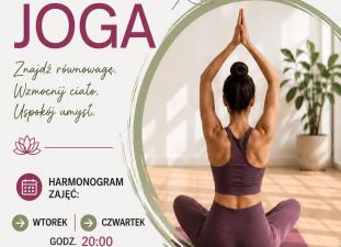 Joga w Centrum Sportu Raszyn — znajdź chwilę tylko dla siebie!