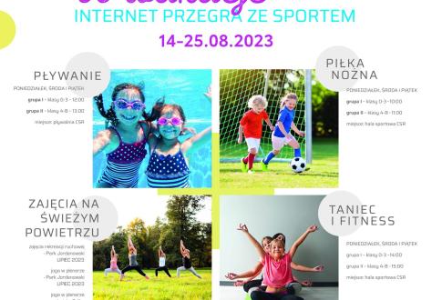 W wakacje internet przegra ze sportem