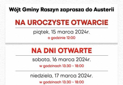 Uroczyste Otwarcie Austerii