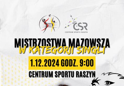 Mistrzostwa Mazowsza w Kategorii Singli