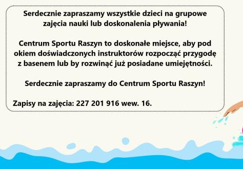 Nauka i doskonalenie pływania w CSR