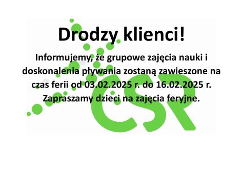 Drodzy klienci!