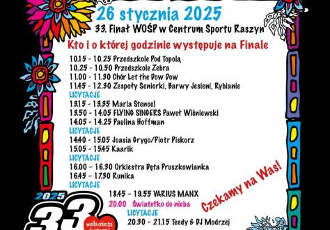 33 Finał WOŚP coraz bliżej!