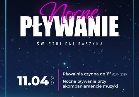 Przypominamy o Nocnym Pływaniu w CSR!