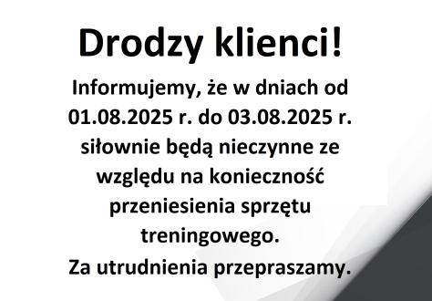 Drodzy klienci!