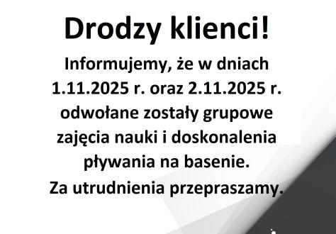 Drodzy klienci!