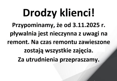 Drodzy klienci!