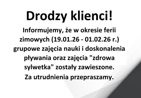 Drodzy klienci!