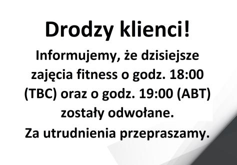Drodzy klienci!