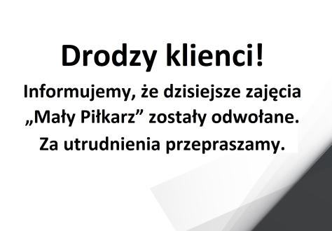 Drodzy klienci!