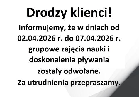 Drodzy klienci!