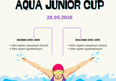 Aqua Junior Cup 2026 – zapisy trwają!