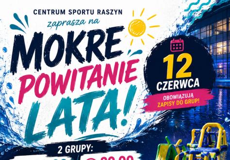 Już jutro widzimy się na pływalni Centrum Sportu Raszyn!