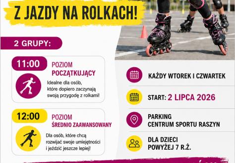 Wakacyjne zajęcia na rolkach – już jutro!